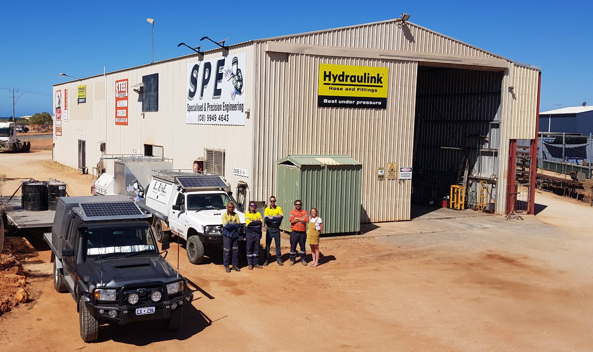 SPE welding and fabrication work in Exmouth