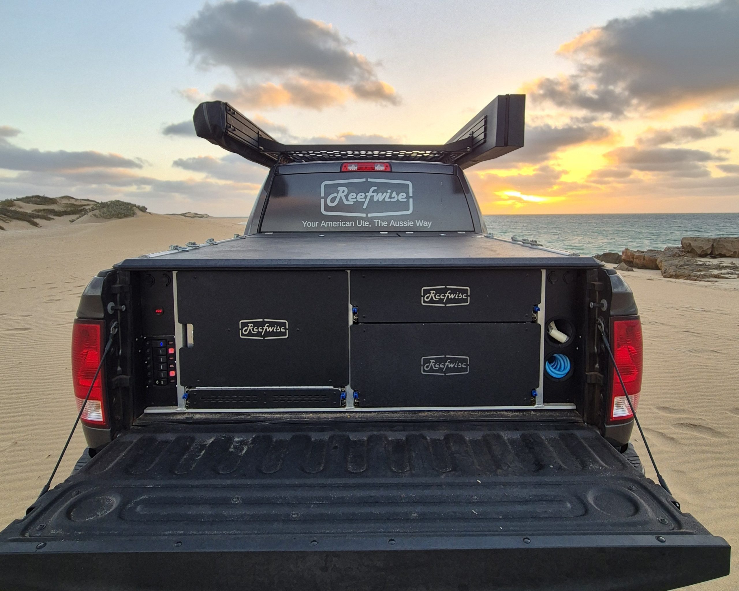 Reefwise RAM 1500 RamBox low profile canopy accessories