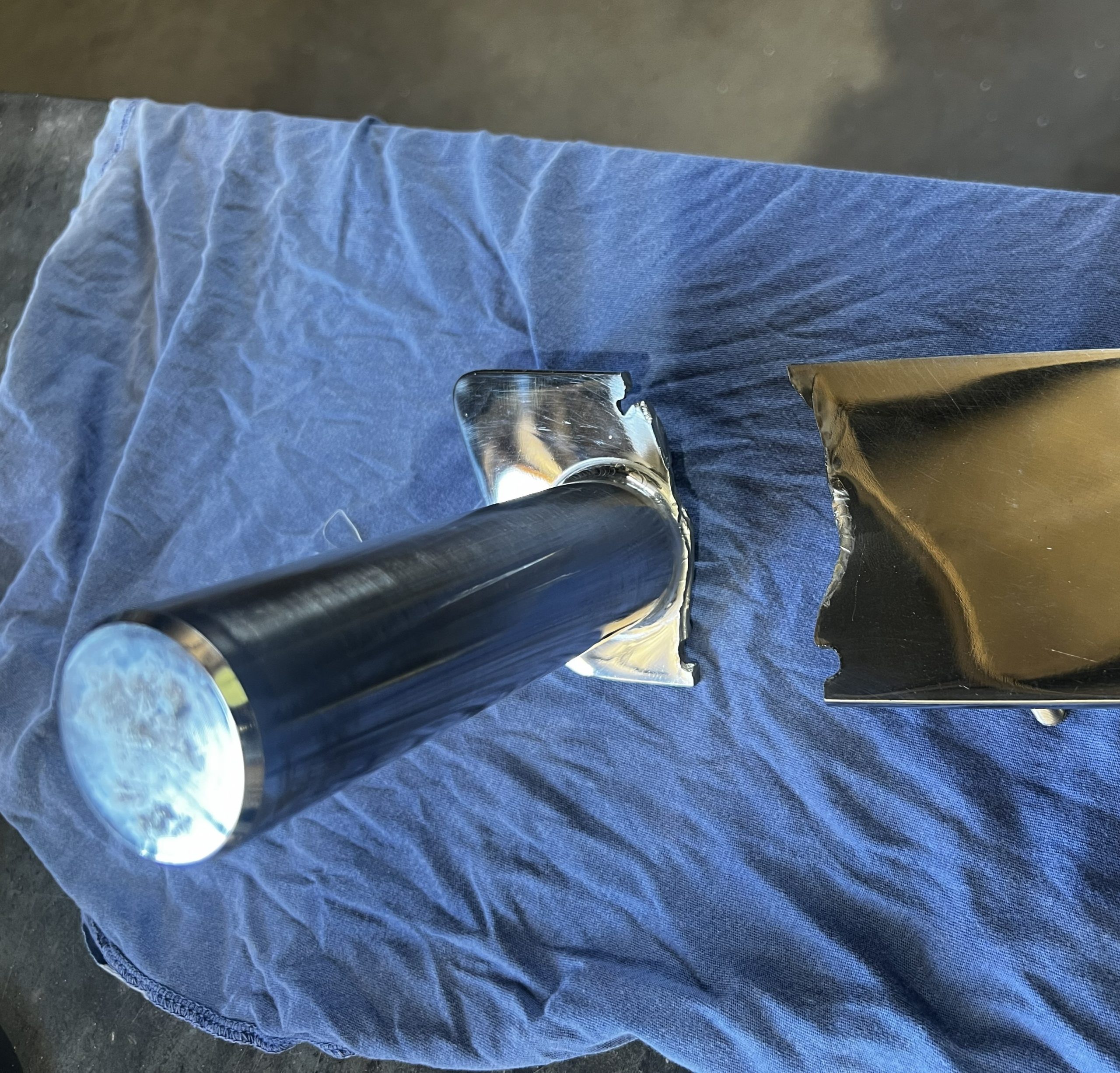 Stainless steel crack repair
